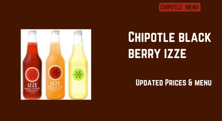 Blackberry Izze Chipotle