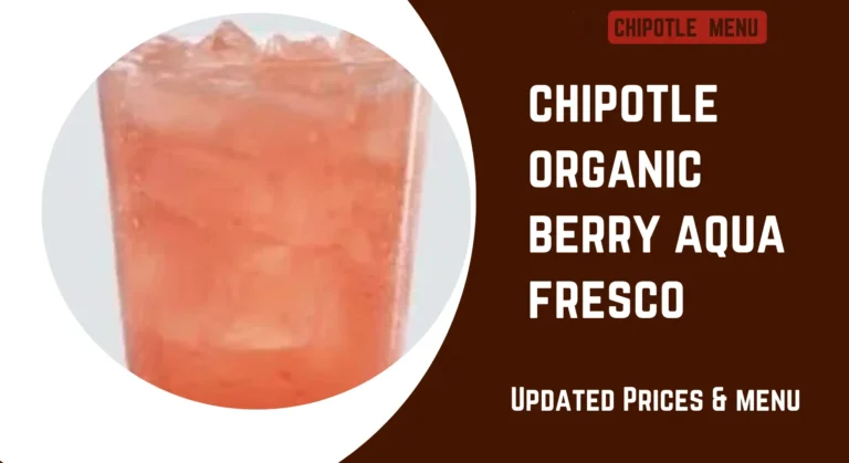 Organic Berry Agua Fresca Chipotle