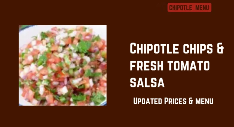 Chipotle Chips & Fresh Tomato Salsa