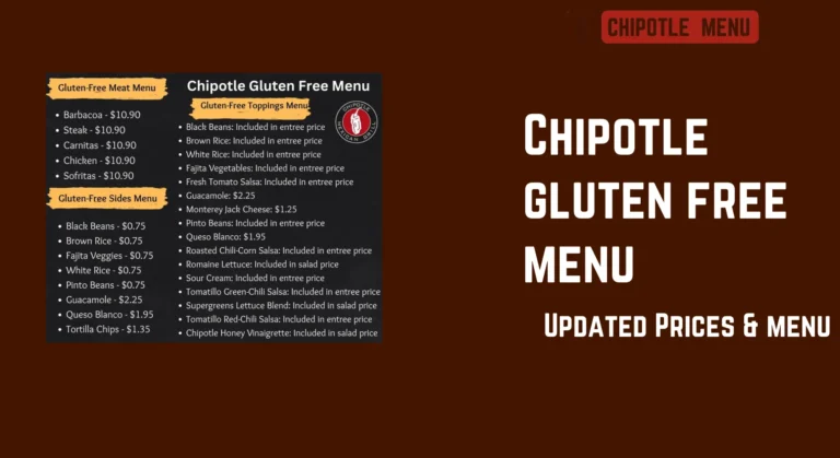 Gluten-Free Allergen Menu Chipotle