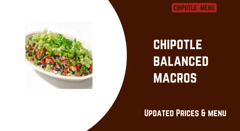 Balanced Macros Bowl Chipotle