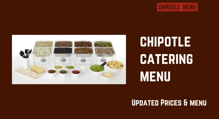 Catering Menu Chipotle